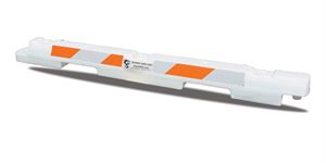 Picture of 6ft Airport Low-Profile Barricade (White)