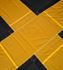 Picture of 4ft x 30ft Temporary Taxiway "X" YELLOW Marker w/ 6" BLACK Border 